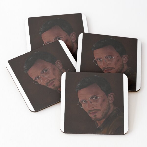 Item preview, Dr Loomis – Jonathan Bailey Portrait from Jurassic World Rebirth designed and sold by chattycreations.