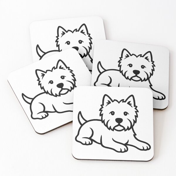 Item preview, Westie Laying Down designed and sold by theartfulaspie.