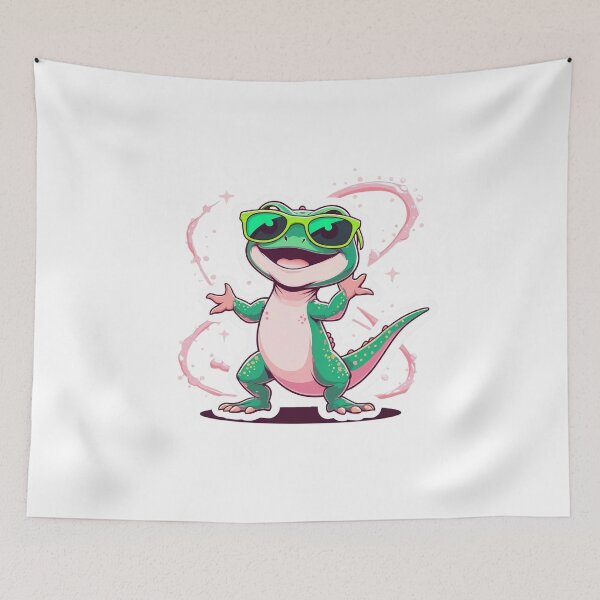 Item preview, Hilarious Lizard Meme | Cute Gecko Cartoon | Funny Reptile Art designed and sold by KiValuate.