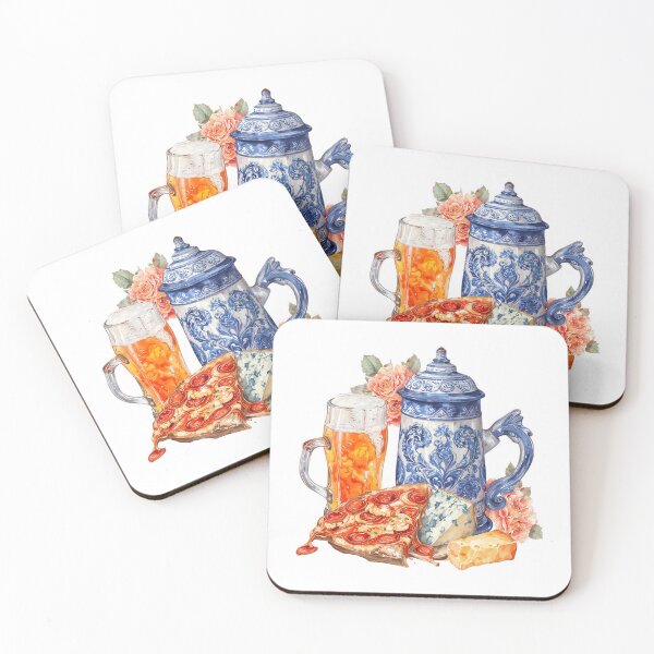 Item preview, Beer Stein with Pizza Slice and Artisan Cheese designed and sold by Anastasiia Yurevych.