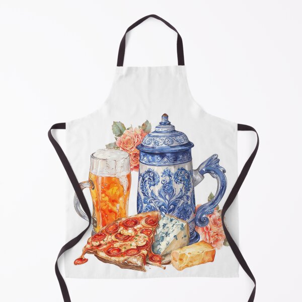 Item preview, Beer Stein with Pizza Slice and Artisan Cheese designed and sold by Anastasiia Yurevych.