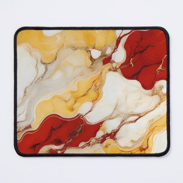 Item preview, Red Marble Texture with Yellow designed and sold by Ciervo Primavera.
