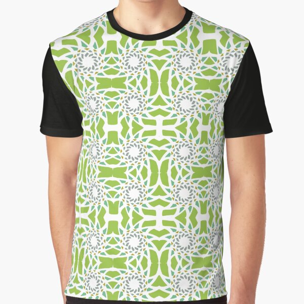 floral abstract seamless colorful repeat pattern Graphic T-Shirt