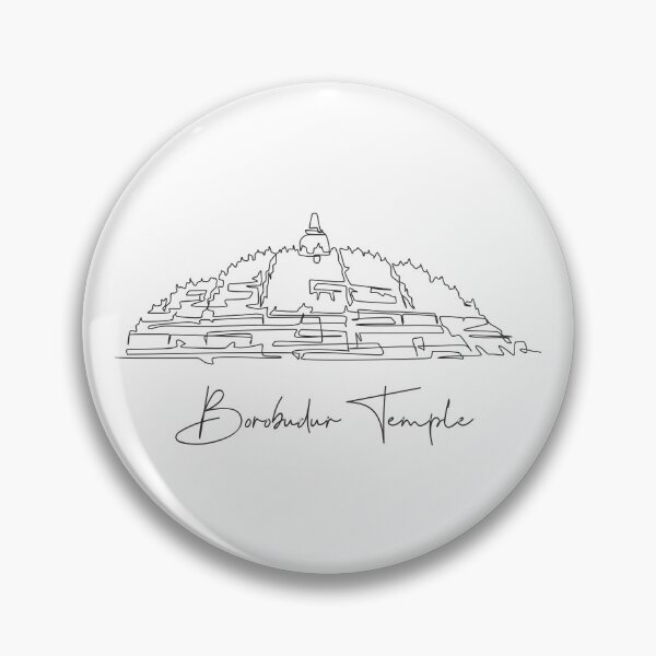 Item preview, Borobudur Lineart: Elegant Heritage Monument Design designed and sold by FK2012.