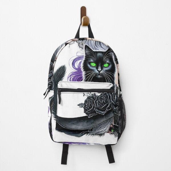 Item preview, Halloween Witch With Black Cat designed and sold by Eiwaprints.
