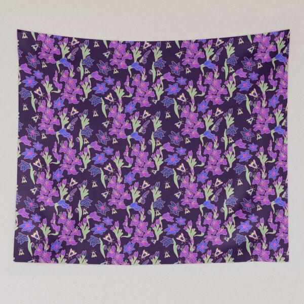 Item preview, irises pattern designed and sold by iceang shop.