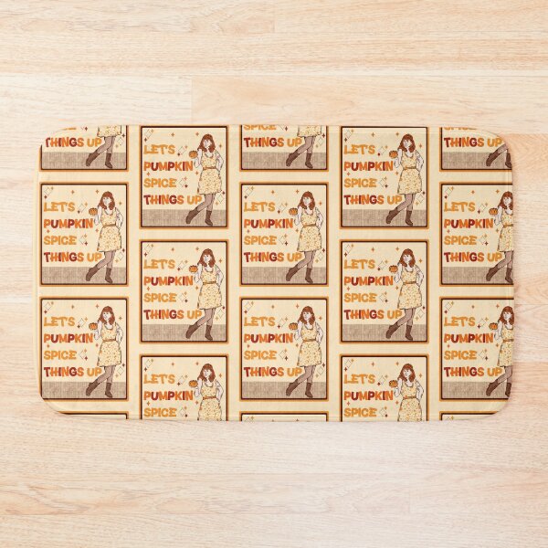 Item preview, let’s pumpkin spice things up - autumn pumpkin spice pinup designed and sold by crestfallenmermaid.