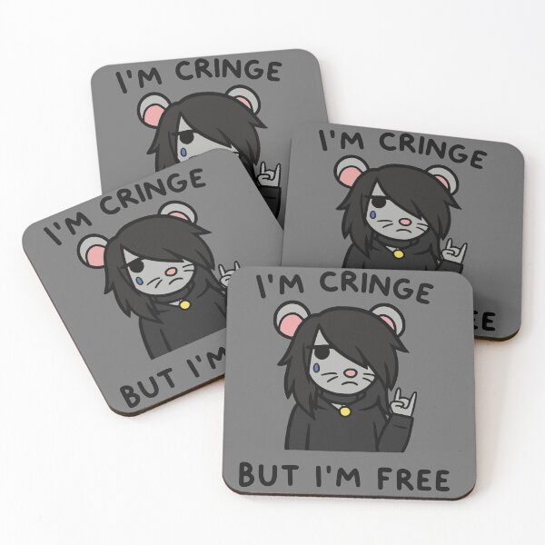 Item preview, Emo mouse: I'm cringe but I'm free designed and sold by moosesclub.