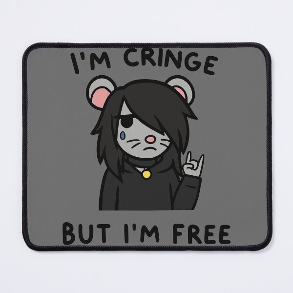Item preview, Emo mouse: I'm cringe but I'm free designed and sold by moosesclub.