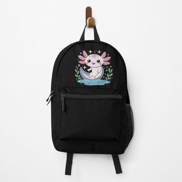 Item preview, Smiling Tiny Axolotl Chibi Style designed and sold by VividOrganica.