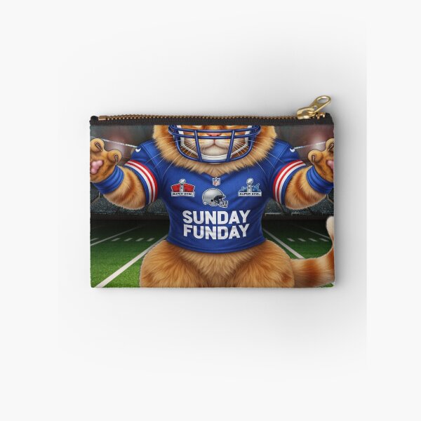 Item preview, Super Bowl Cat, Football Cat, Sunday Funday Cat designed and sold by Graphitti Squad.