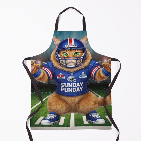 Item preview, Super Bowl Cat, Football Cat, Sunday Funday Cat designed and sold by Graphitti Squad.