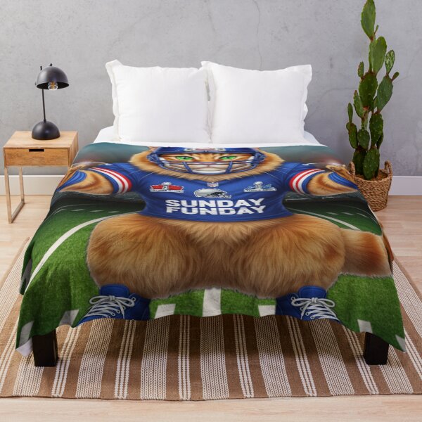 Item preview, Super Bowl Cat, Football Cat, Sunday Funday Cat designed and sold by Graphitti Squad.