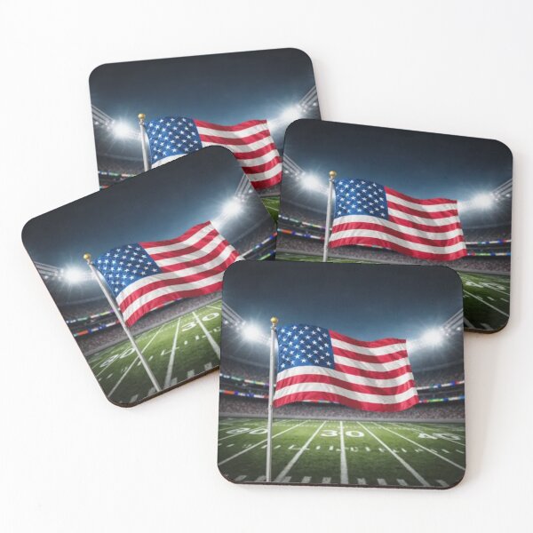 Item preview, Diseño de fútbol 3D con la bandera de EE. UU. – Aficionados de EE. UU. designed and sold by artsdesignpro.