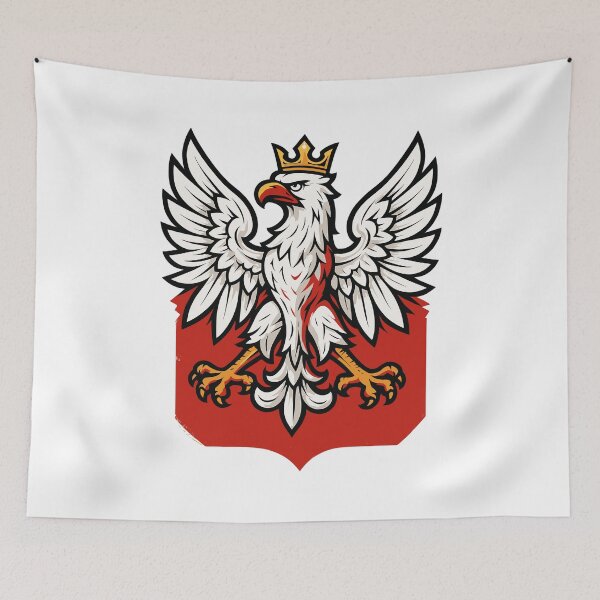 Item preview, Poland Polska Eagle Emblem Flag Gift designed and sold by Pineapple-Tree.