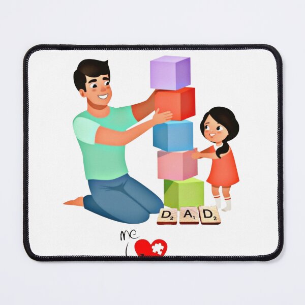 Item preview, Dad and daughter designed and sold by Irinuca Gifts.