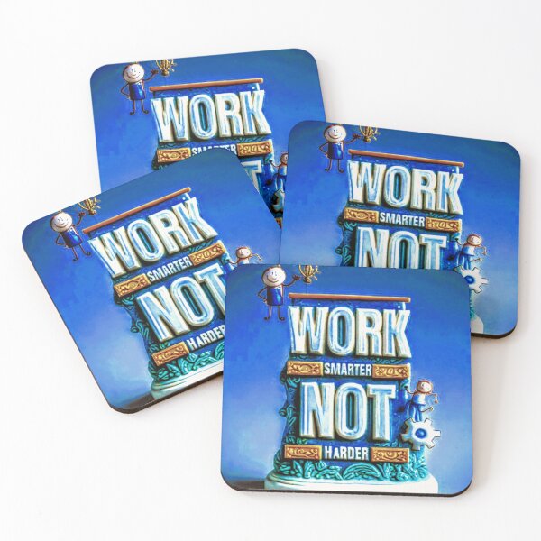 Item preview, Work Smarter, Not Harder – Motivational Art designed and sold by Jus1sicpuppy.