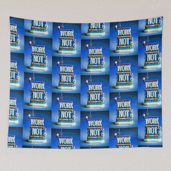 Item preview, Work Smarter, Not Harder – Motivational Art designed and sold by Jus1sicpuppy.