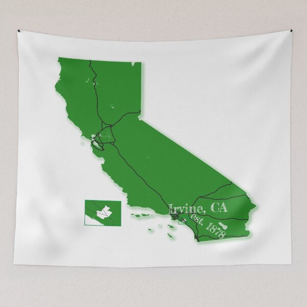 Item preview, Irvine, CA [Green] designed and sold by PhilbonianDezin.