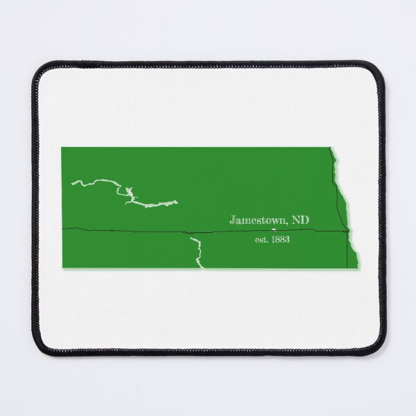 Item preview, Jamestown, ND [Green] designed and sold by PhilbonianDezin.