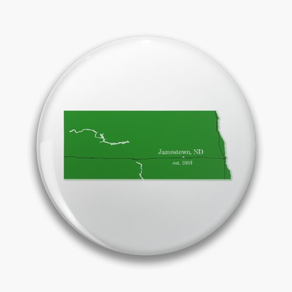 Item preview, Jamestown, ND [Green] designed and sold by PhilbonianDezin.