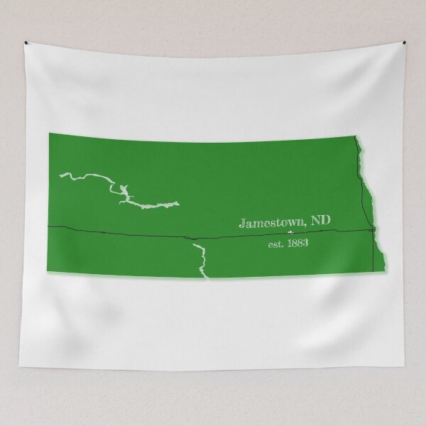 Item preview, Jamestown, ND [Green] designed and sold by PhilbonianDezin.