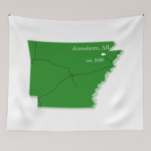 Item preview, Jonesboro, AR [Green] designed and sold by PhilbonianDezin.