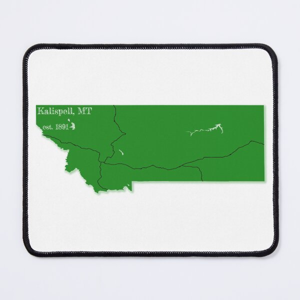 Item preview, Kalispell, MT [Green] designed and sold by PhilbonianDezin.