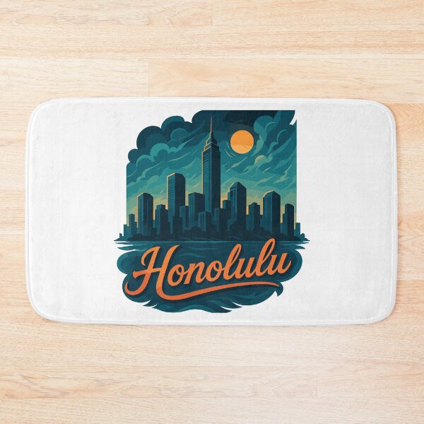 Item preview, Honolulu Waikiki Capital Hawaii Aloha Gift designed and sold by Pineapple-Tree.