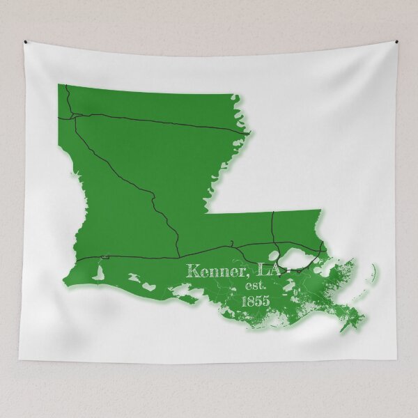 Item preview, Kenner, LA [Green] designed and sold by PhilbonianDezin.