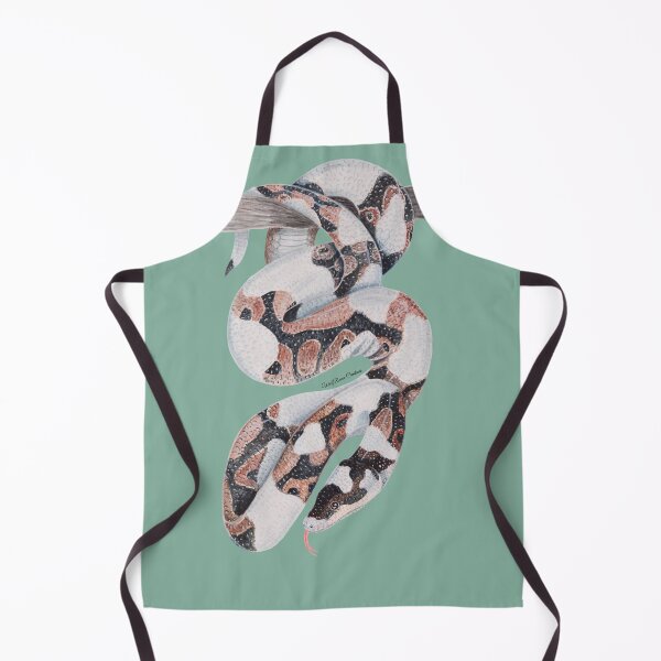 Item preview, Pied ball python painting designed and sold by WolfRaven Creations.