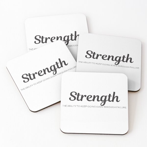 Item preview, Strength Quote Design- The ability to keep going through failure designed and sold by LTG Customs.