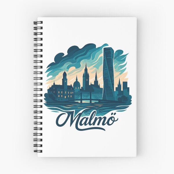 Item preview, Malmö city Sweden cool maritime gift designed and sold by Pineapple-Tree.
