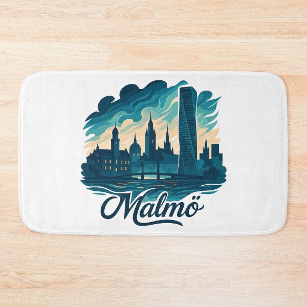 Item preview, Malmö city Sweden cool maritime gift designed and sold by Pineapple-Tree.