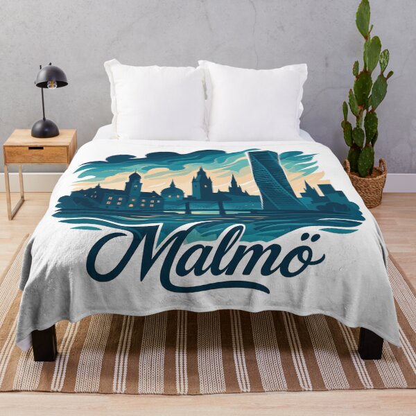 Item preview, Malmö city Sweden cool maritime gift designed and sold by Pineapple-Tree.