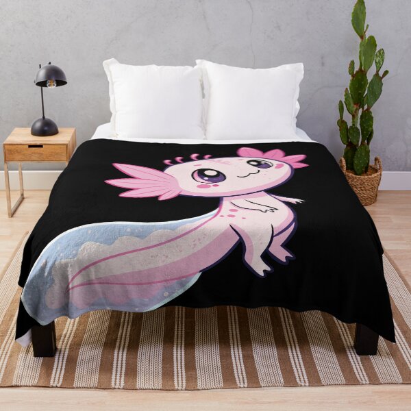 Item preview, Dreamy Cute Axolotl Kawaii Artwork designed and sold by VividOrganica.