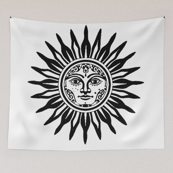 Item preview, Sun Face Graphic designed and sold by ViaARTfactory.
