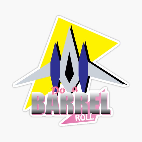 Do a barrel roll! (Bumper Sticker) Sticker for Sale by Cyberphile