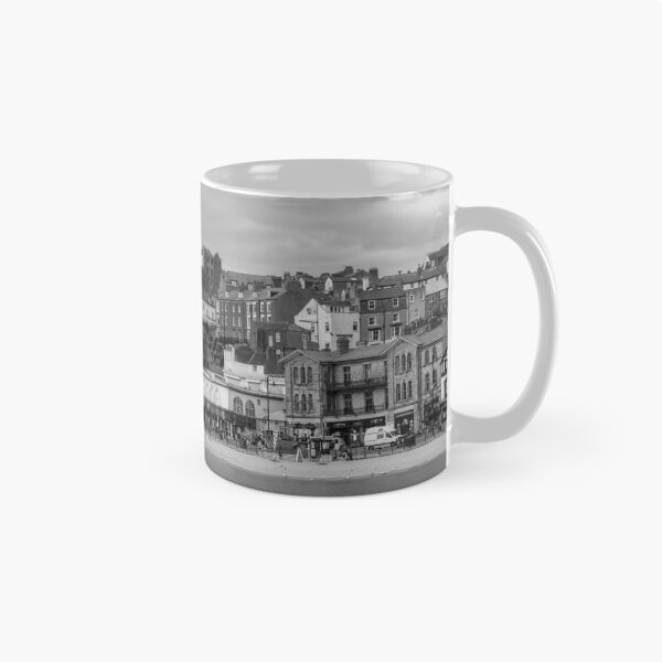 Item preview, View across the water to Scarborough South Bay in black and white designed and sold by yackers1.