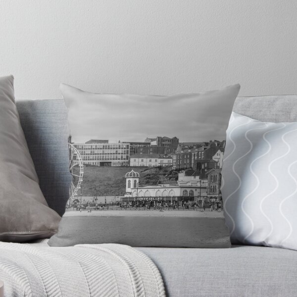 Item preview, View across the water to Scarborough South Bay in black and white designed and sold by yackers1.