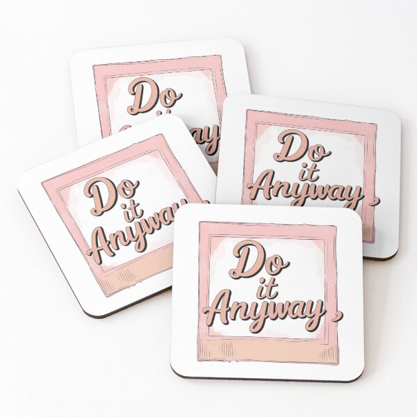 Item preview, “Do It Anyway” – Motivational Aesthetic Sticker designed and sold by geekis.