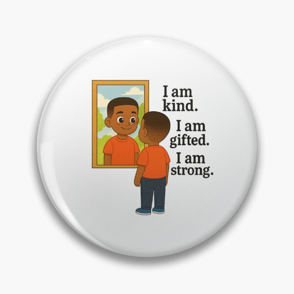 Item preview, "Empowering Affirmation Shirt for Black Kids – I Am Worthy, Enough, Beautiful" designed and sold by Admoore7.