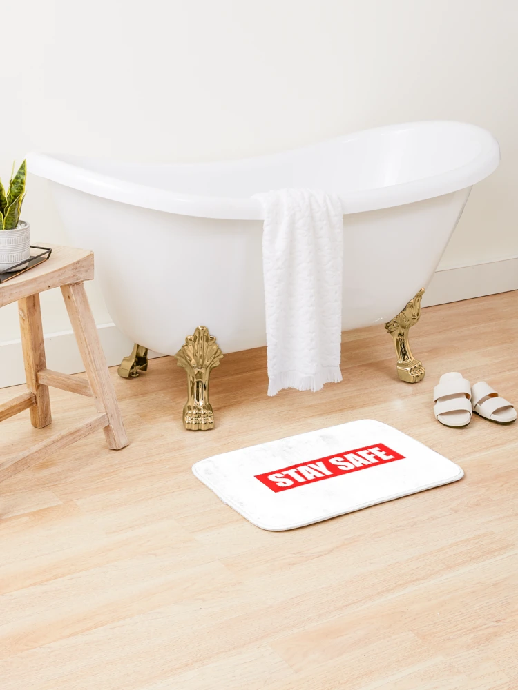 Thumbnail 2 of 6, Bath Mat, Stay Safe designed and sold by Apartart.