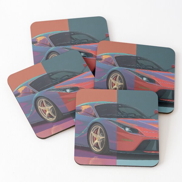 Item preview, Ferrari LaFerrari Garage Poster – Modern Pop Art Design designed and sold by AutoPopStudio.