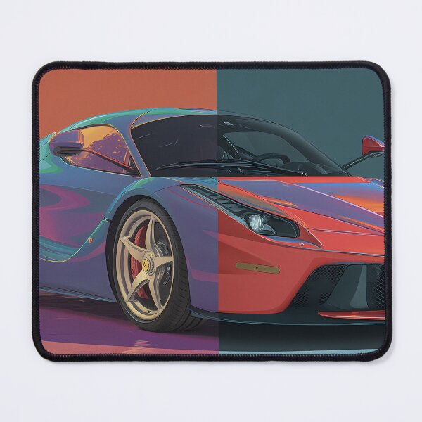 Item preview, Ferrari LaFerrari Garage Poster – Modern Pop Art Design designed and sold by AutoPopStudio.