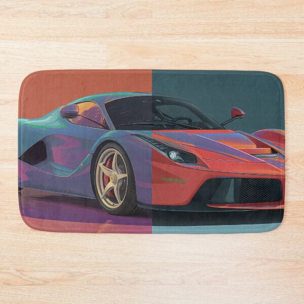 Item preview, Ferrari LaFerrari Garage Poster – Modern Pop Art Design designed and sold by AutoPopStudio.