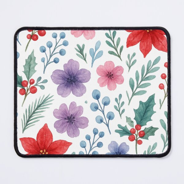 Item preview, watercolor winter floral colorful pattern designed and sold by mariana83.
