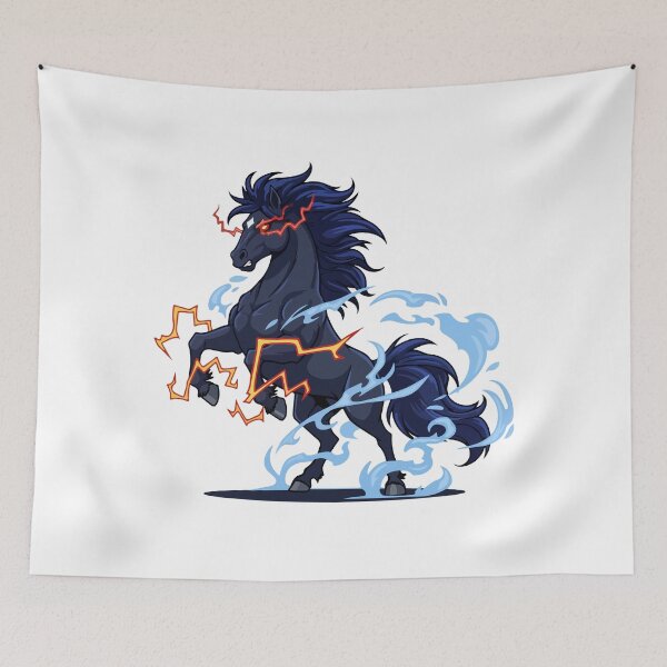 Item preview, Angry Black Thunder Horse designed and sold by naser100.