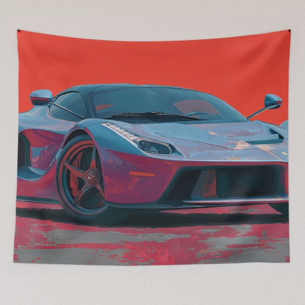 Item preview, Luxury Automotive Pop Art – Ferrari LaFerrari Artwork designed and sold by AutoPopStudio.