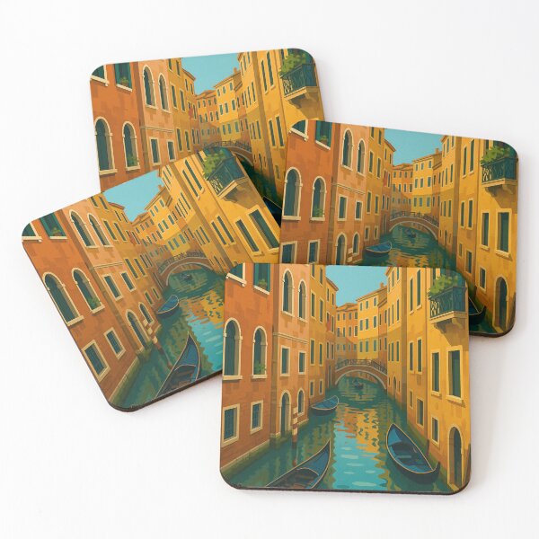 Item preview, Venice Canal Serenity - Vibrant Travel Art designed and sold by artecomm.